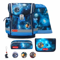Belmil Classy Plus Schulranzen-Set 5-tlg. - GALAXY LIGHT