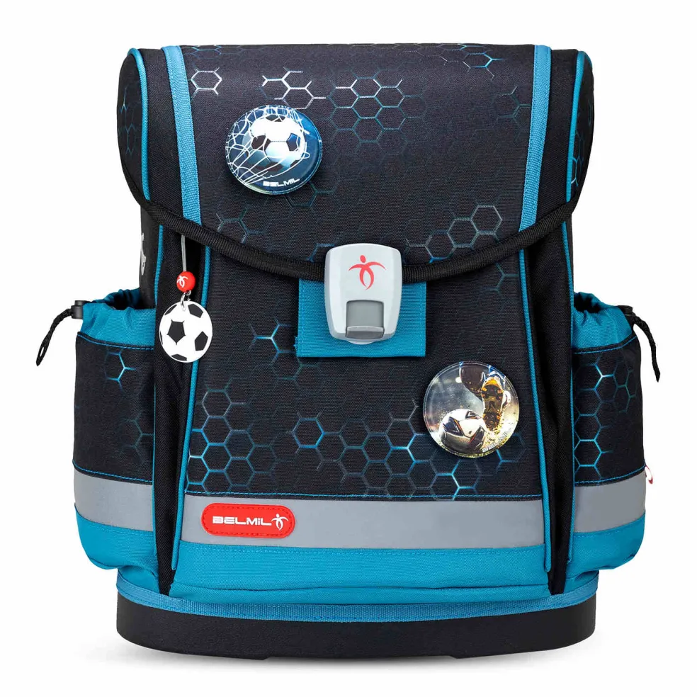 Belmil Classy Plus Schulranzen-Set 5-tlg. - KICK THE BALL