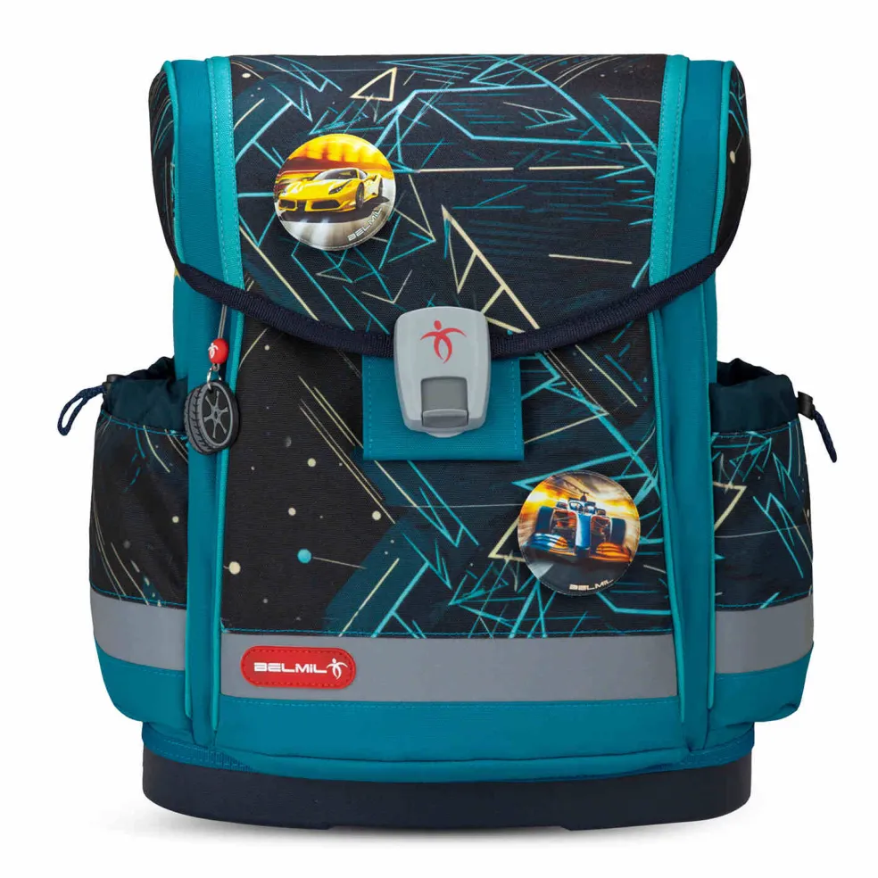 Belmil Classy Plus Schulranzen-Set 5-tlg. - RACING CAR BLUE