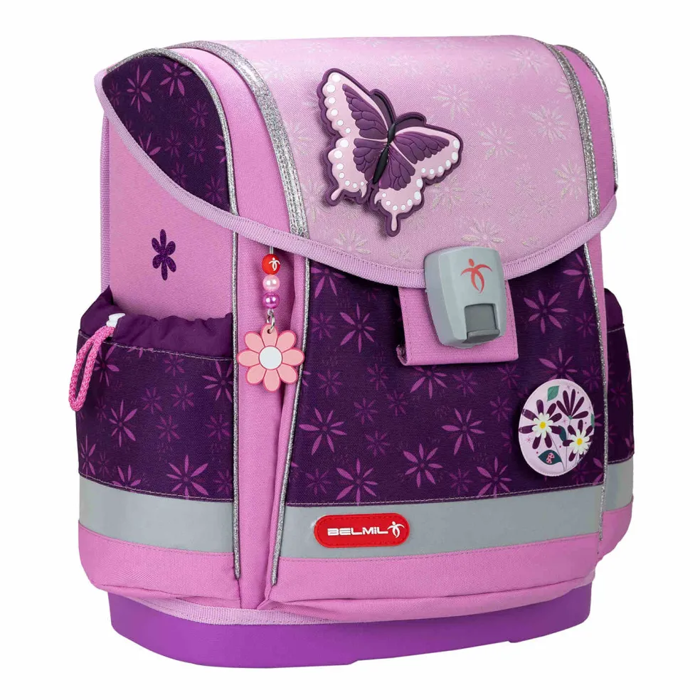 Belmil Classy Plus Schulranzen-Set 5-tlg. - PURPLE SPRING