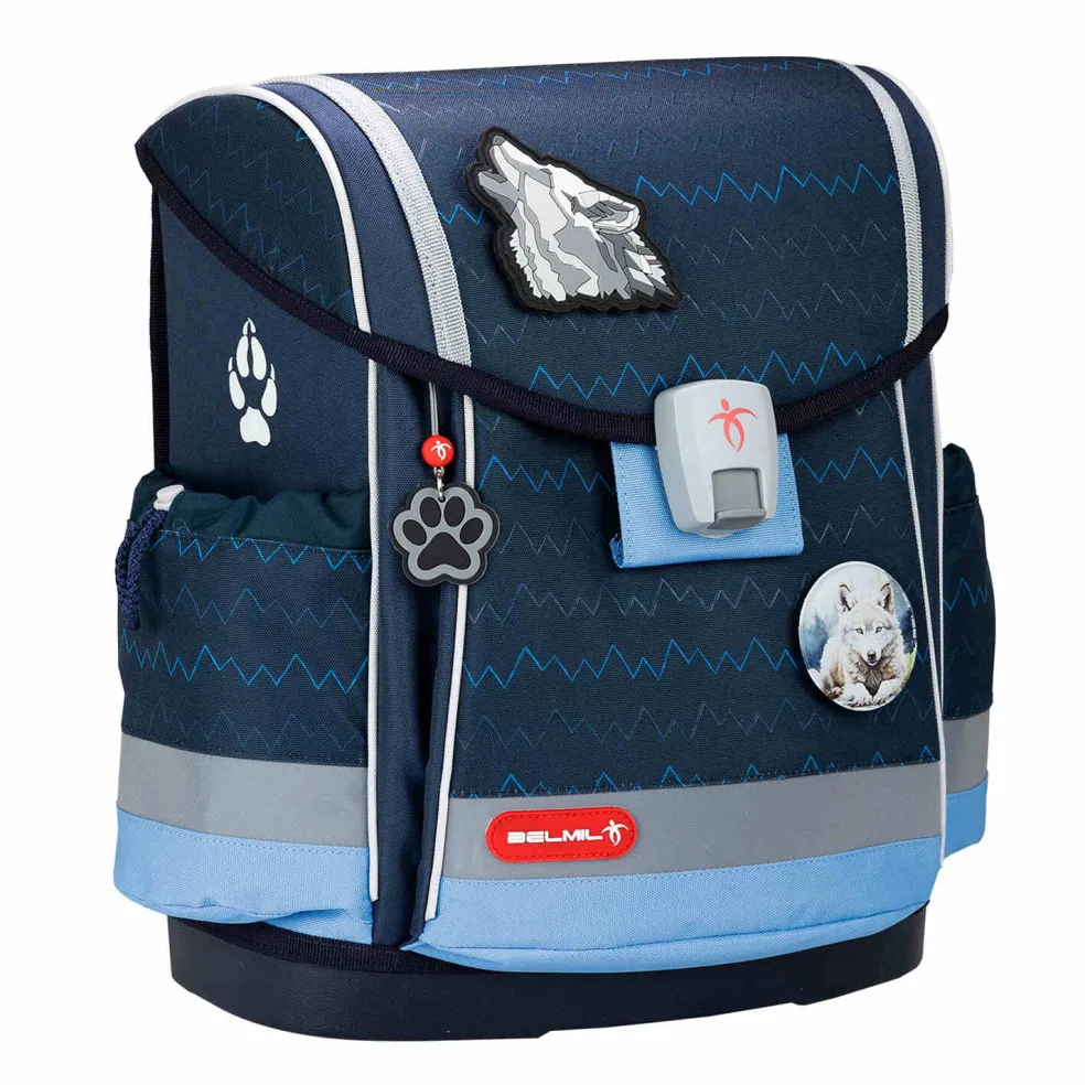 Belmil Classy Plus Schulranzen-Set 5-tlg. - WOLVES