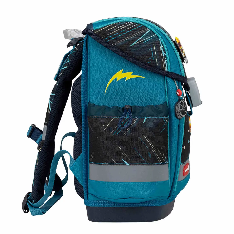 Belmil Classy Plus Schulranzen-Set 5-tlg. - RACING CAR BLUE