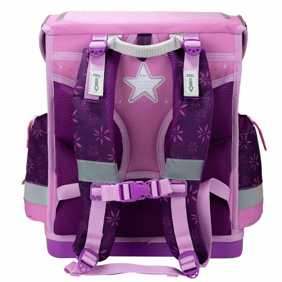 Belmil Classy Plus Schulranzen-Set 5-tlg. - PURPLE SPRING