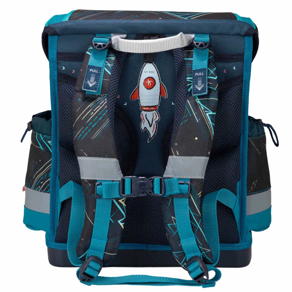 Belmil Classy Plus Schulranzen-Set 5-tlg. - RACING CAR BLUE