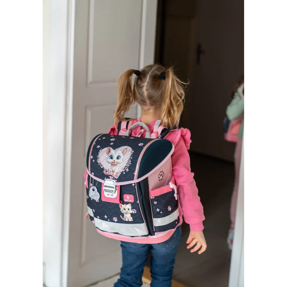 Belmil Classy Schulranzen-Set 4-tlg. - CUTE KITTEN