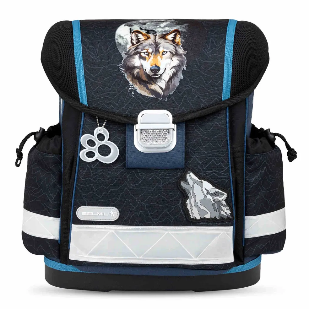 Belmil Classy Schulranzen-Set 4-tlg. - WOLVES PACK