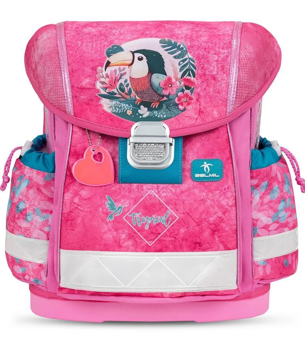 Belmil Classy Schulranzen-Set 4-tlg. - TROPICAL TOUCAN