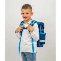 Belmil Classy Schulranzen-Set 4-tlg. - RACING BLUE NEON