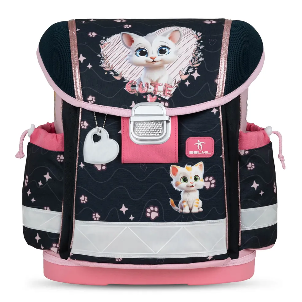 Belmil Classy Schulranzen-Set 4-tlg. - CUTE KITTEN