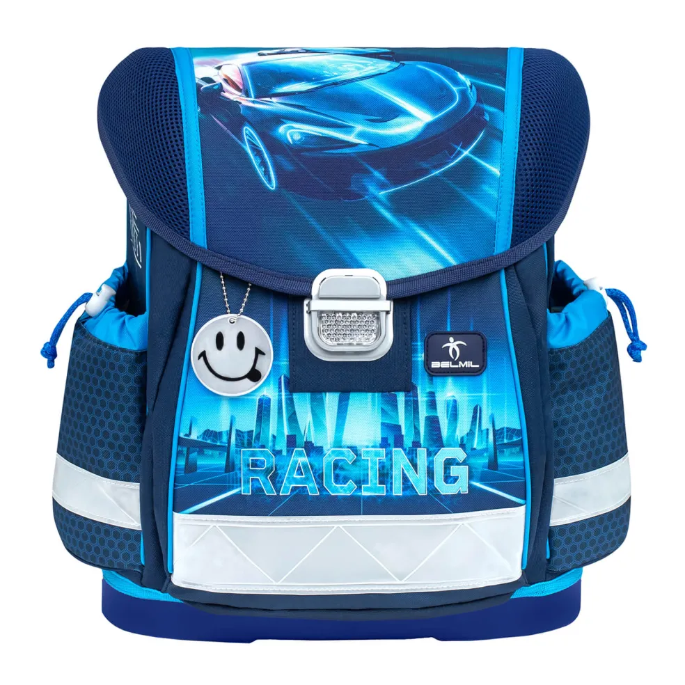 Belmil Classy Schulranzen-Set 4-tlg. - RACING BLUE NEON