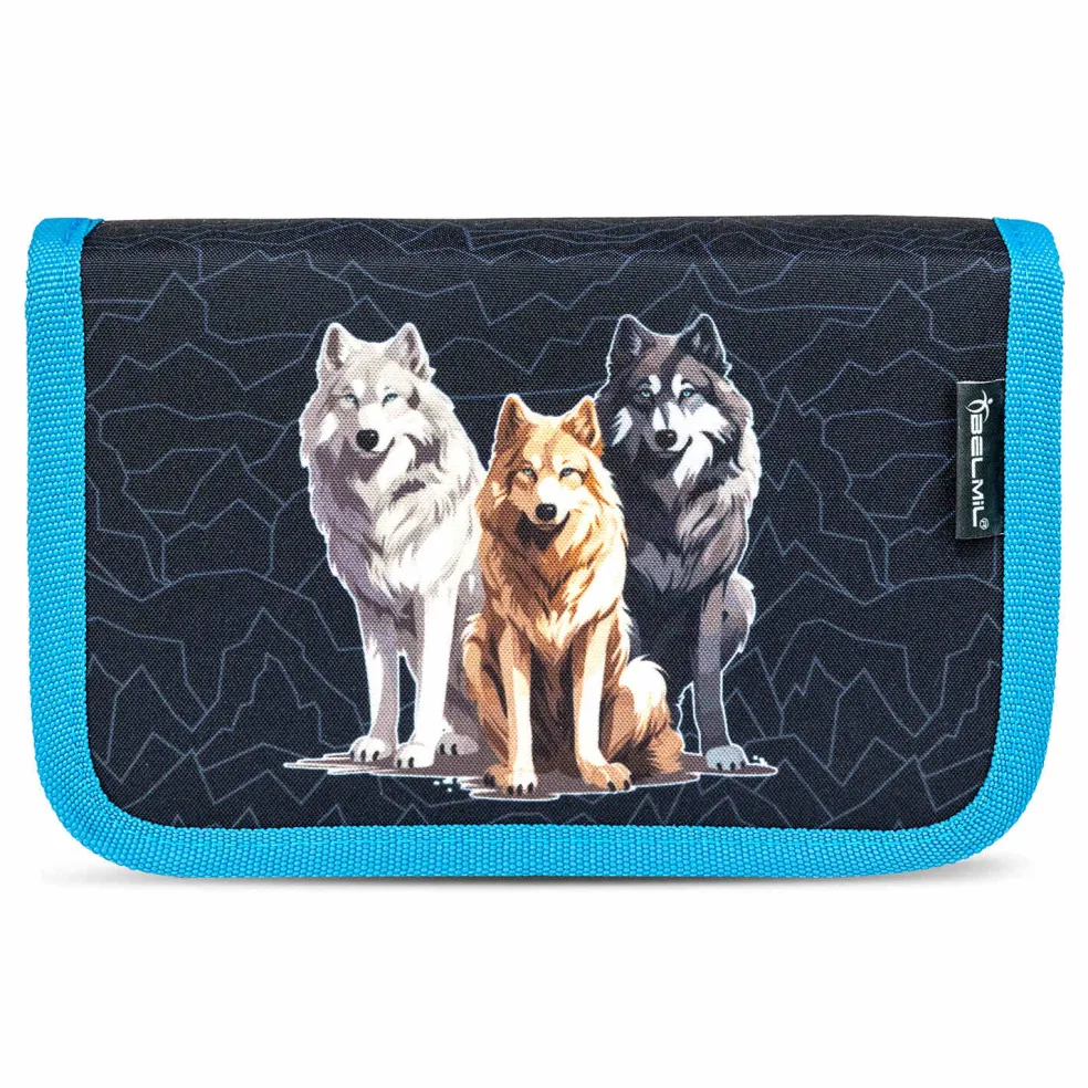 Belmil Classy Schulranzen-Set 4-tlg. - WOLVES PACK