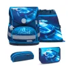 Belmil Compact Schulranzen-Set 4-tlg. - RACING BLUE NEON