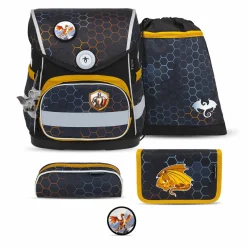 Belmil Compact Schulranzen-Set 5-tlg. - DRAGON