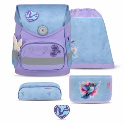 Belmil Compact Schulranzen-Set 5-tlg. - TROPICAL HUMMINGBIRD