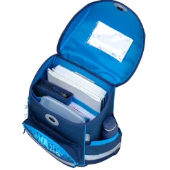 Belmil Compact Schulranzen-Set 4-tlg. - RACING BLUE NEON