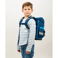 Belmil Compact Schulranzen-Set 4-tlg. - RACING BLUE NEON