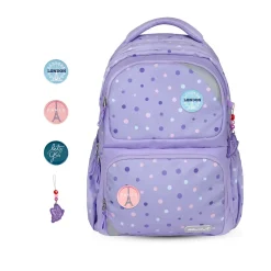 Belmil Maxi Pack Schulrucksack-Set 2-tlg. - PURPLE DOTS