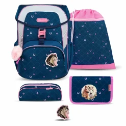 Belmil MAXI Schulranzen-Set 5-tlg. - MEET YOUR HORSES