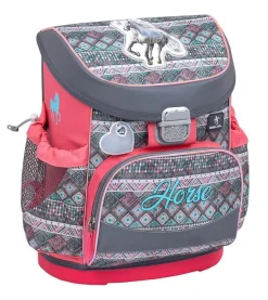 Belmil Mini-Fit Schulranzen-Set 4-tlg. - HORSE ARUBA BLUE