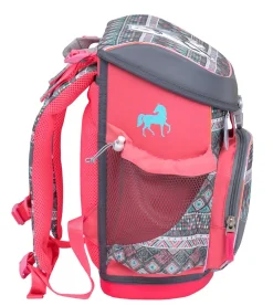 Belmil Mini-Fit Schulranzen-Set 4-tlg. - HORSE ARUBA BLUE