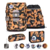 Belmil Motion Schulranzen-Set 5-tlg. - ORANGE CAMOUFLAGE