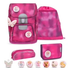 Belmil Motion Schulranzen-Set 5-tlg. - SHINY PINK