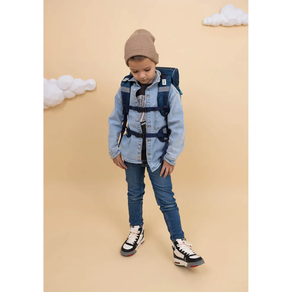 Belmil Motion Schulranzen-Set 5-tlg. - BLUE SPLASH