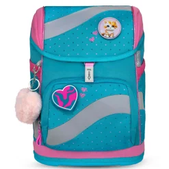 Belmil Smarty Schulranzen-Set 5-tlg. - HEARTS AND DOTS