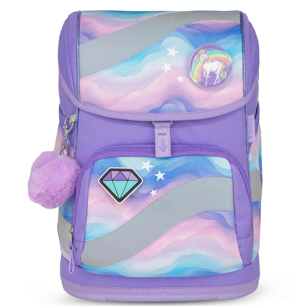 Belmil Smarty Schulranzen-Set 5-tlg. - RAINBOW LAND