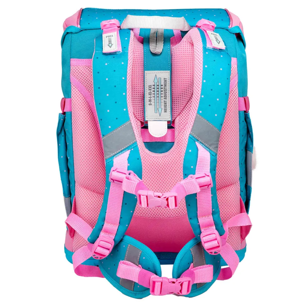 Belmil Smarty Schulranzen-Set 5-tlg. - HEARTS AND DOTS