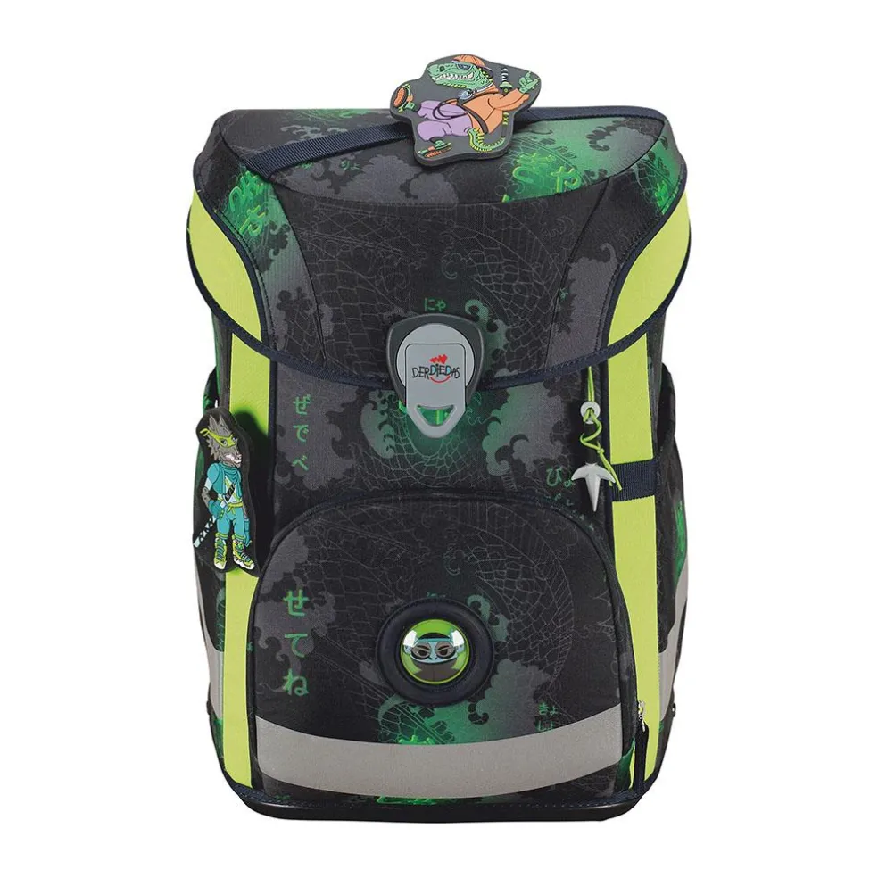 DerDieDas ErgoFlex Easy - FUNNY FIGHTER - Schulranzen-Set 5-teilig