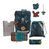DerDieDas ErgoFlex Easy Exklusiv LED - DRAGON MOON - Schulranzen-Set 5-teilig