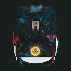 DerDieDas ErgoFlex Easy Exklusiv LED - DRAGON MOON - Schulranzen-Set 5-teilig