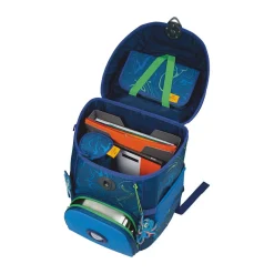 DerDieDas ErgoFlex Easy Exklusiv Superflash - WATER SPLASH - Schulranzen-Set 5-teilig