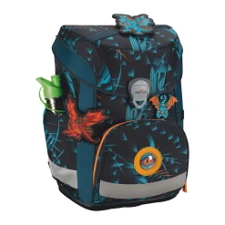 DerDieDas ErgoFlex Easy Exklusiv LED - DRAGON MOON - Schulranzen-Set 5-teilig