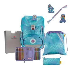 DerDieDas ErgoFlex Exklusiv LED - ACTIVE - Schulranzen-Set 5-teilig