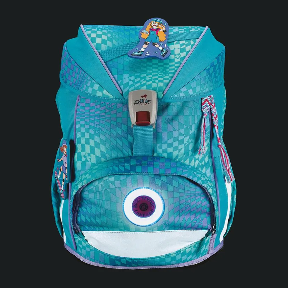 DerDieDas ErgoFlex Exklusiv LED - ACTIVE - Schulranzen-Set 5-teilig