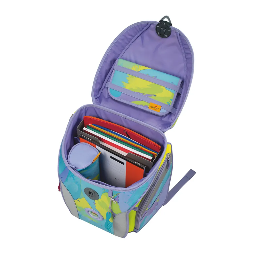 DerDieDas ErgoFlex MAX - HIPPIE HAIR - Schulranzen-Set 5-teilig