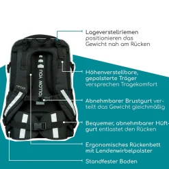 NEOXX ACTIVE PRO Schulrucksack Wool the World