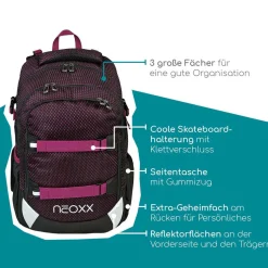 NEOXX Active Schulrucksack Crazy in Mesh