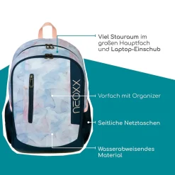 NEOXX FLOW Schulrucksack Dreaming of pastel