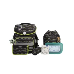 School-Mood Schulranzenset Timeless Pro Finn (Raubkatze)