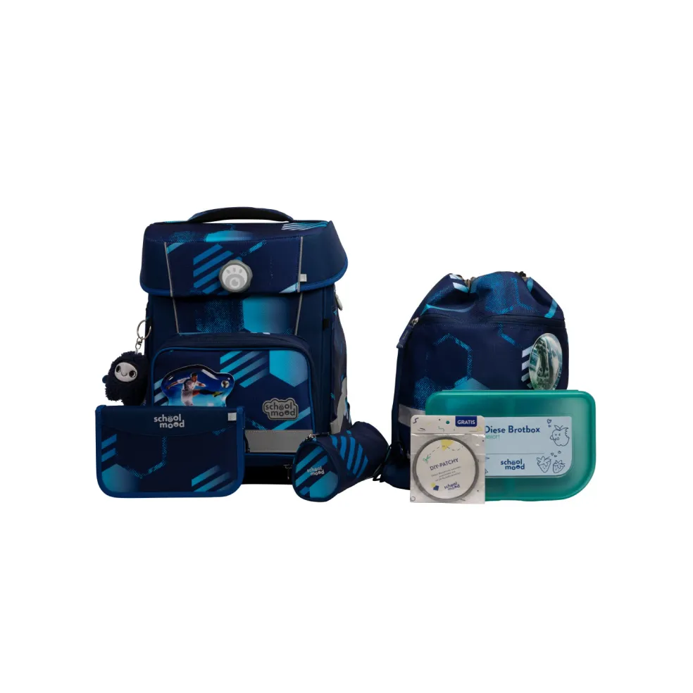 School-Mood Schulranzenset Champion Maxx Pro Jonas (Fußball)