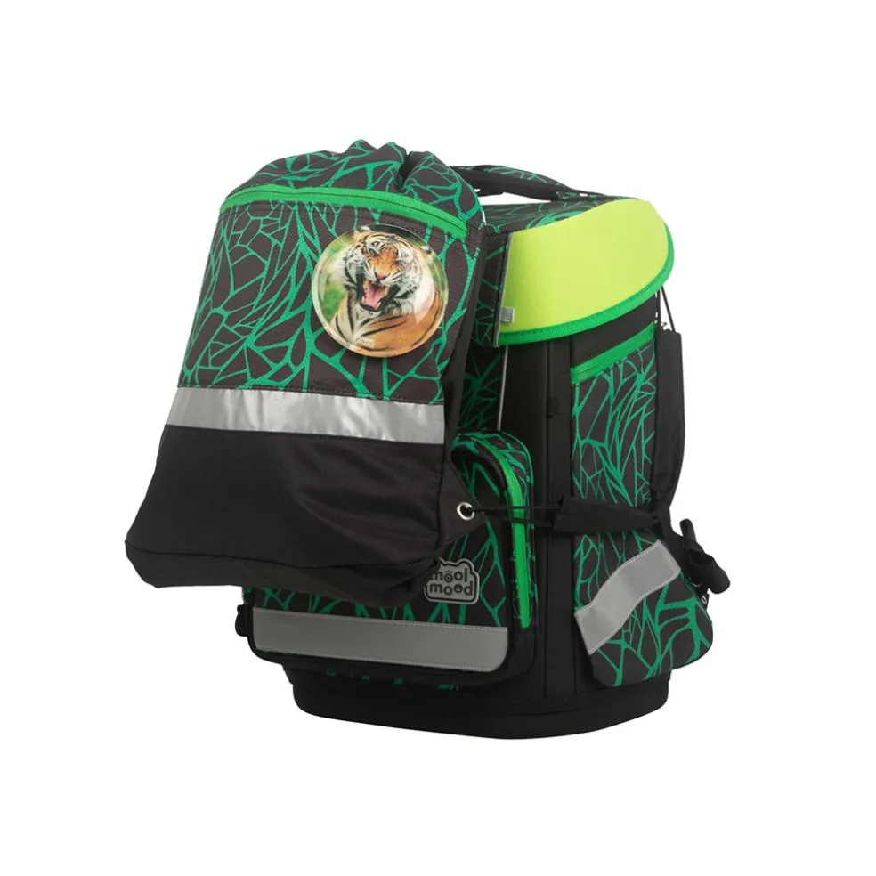 School-Mood Schulranzenset Champion Maxx Linus (Panther)