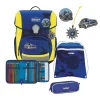 Scout Alpha DIN - BLUE POLICE - Schulranzen-Set 4-teilig