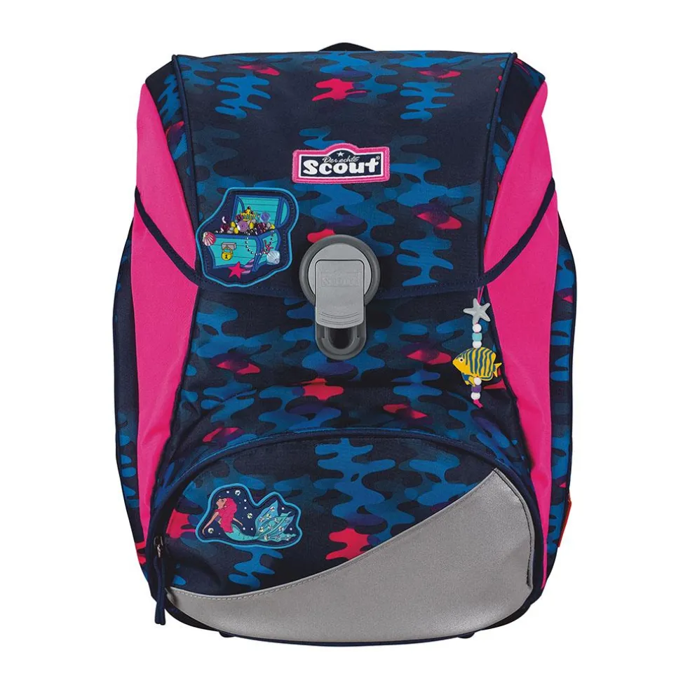 Scout Alpha DIN - MAGIC SEA - Schulranzen-Set 4-teilig