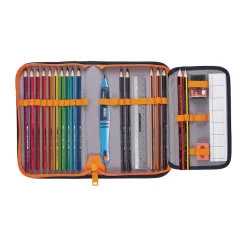 Scout Alpha DIN - SPACE DATA - Schulranzen-Set 4-teilig