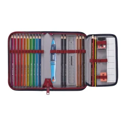 Scout Alpha Exklusiv LED - GRAVITY - Schulranzen-Set 4-teilig