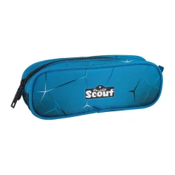 Scout Alpha Exklusiv Safety Light - POLAR BLUE - Schulranzen-Set 5-teilig