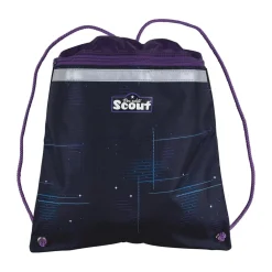 Scout Alpha Exklusiv Safety Light - SPOOKY STARLIGHT - Schulranzen-Set 5-teilig